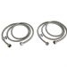 New Stainless Steel Washer Hoses 4ft